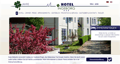 Desktop Screenshot of hotel-ingeborg.de